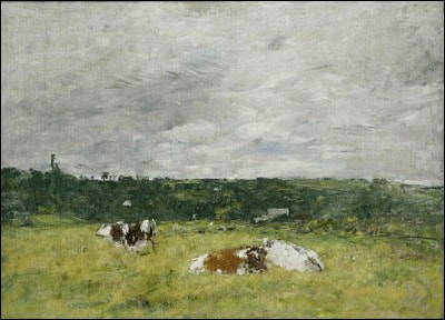 EUGÈNE BOUDIN - ÉTUDE DE VACHES EUGÈNE BOUDIN - ÉTUDE DE VACHES