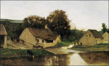 CHARLES-FRANÇOIS DAUBIGNY - LE HAMEAU D'OPTEVOZ CHARLES-FRANÇOIS DAUBIGNY - LE HAMEAU D'OPTEVOZ