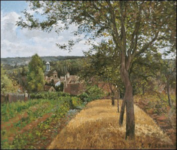 CAMILLE PISSARRO - VUE DE LOUVECIENNES CAMILLE PISSARRO - VUE DE LOUVECIENNES
