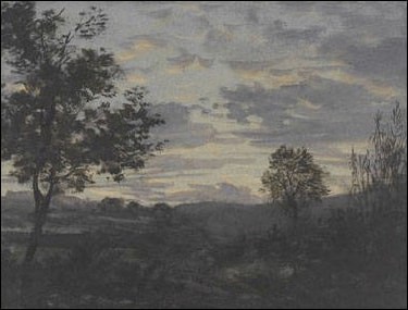 PAYSAGE DE FRANCE - EFFET DE SOIR (ANONYME) PAYSAGE DE FRANCE - EFFET DE SOIR (ANONYME)